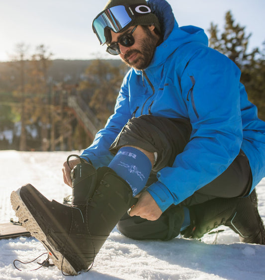 Calcetín técnico de esquí y snowboard GF floc