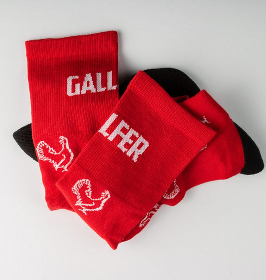 Foto 1 calcetín de esquí Gall Fer modelo Roi (Color rojo, con urogallos estampados)