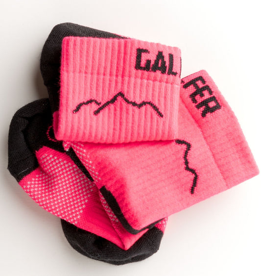 Portada calcetines de trekking GF Pica rosa